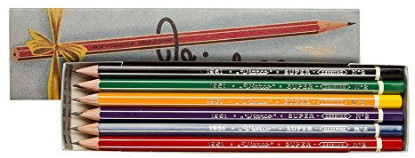 Viarco : Vintage Pencil : Silver Box : Pack of 12 HB
