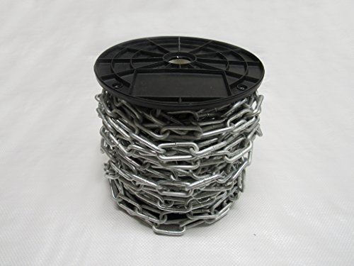30 Metre Reel 4MM X 19MM Galvanised Straight Link Chain - Barrier Commericial Domestic