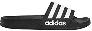 adidas Unisex Adilette Shower Slides, Core Black White Core Black, 11.5 UK