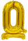 GoDan Beauty&Charm Luftballons Zahlen 0-9 zum Aufstellen auf dem Tisch 38 cm Folienballon Geburtstagsluftballons Zimmer und Raumdekoration beim Geburtstag Jubiläum (Zahl 0 Gold)