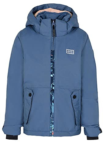 LEGO Wear Mädchen Wear Meisjes Tec ski-/snowboardjas winterjas Cool Serie 100% waterdicht, Winddicht, ademend, wa Jacke, Dunkle Blau, 116 EU