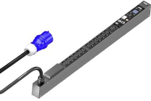 Rittal 16A/1P CEE 12 x C13, 1 x C19 Sockel DK PDU gemessen, 44 mm Breite x 845 mm Höhe x 70 mm Tiefe