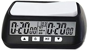 Yajimsa Chess Timer, International Chess Clock, Portable & Professional Master Tournament Analog Chess Clock Timer for Tournament Board Game