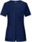 B-well Stella Kasacks Damen Pflege Kleidung Damen Schlupfjacke mit Reißverschluss Kasaks Altenpflege Damen, Kurzarm, 4 Taschen (Blau, XS)