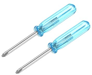sourcing map Mini Phillips Screwdriver, 2.0mm Cross Head 45mm Length for Small Appliances Repair, 2 Pcs
