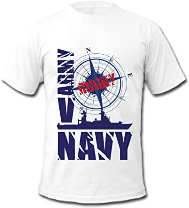 Cold Gun Design Royal Navy Rugby - Army V Navy Compass T-Shirts