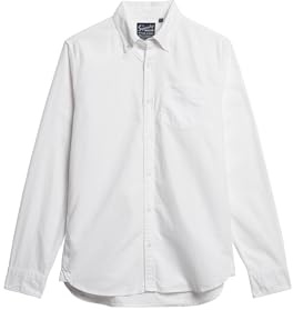 Superdry Herren Langärmeliges Oxfordhemd Optik M