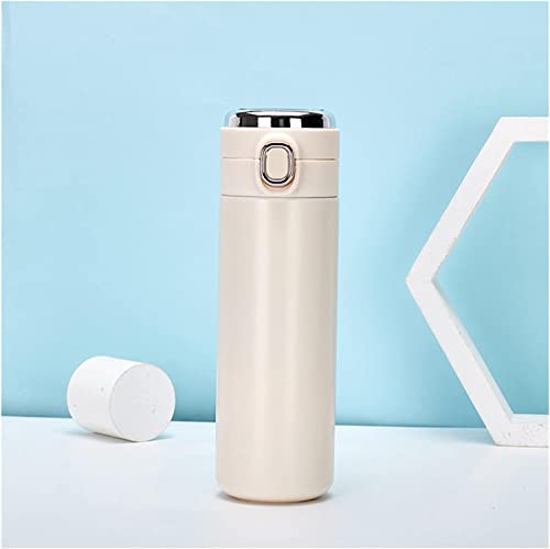 VVHUDA Smart Thermosbecher Wasserflasche 304 Edelstahl Vakuumbecher Digitalanzeige Bounce Cap Tragbarer Getränkebecher small Gift