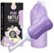 Cynpel Bidet Portatile Post Parto - Bidet da Viaggio Pieghevole - Pompetta per Cura Postpartum e Sollievo Emorroidi - Design Ergonomico Facile da Usare - Antigoccia per il Trasporto - Viola