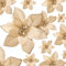 Cindeer 36 Piezas 3 Tamaños Flores de Navidad Artificiales Flores de Pascua con Purpurina Flores de Adornos de Árbol de Navidad Falsas con Clips para Año Nuevo, 10 cm, 15 cm y 22 cm (Champaña)