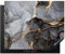 KitchenYeah© Copri Piano Induzione 65x52 cm Cucina Coprifornelli Copertura Protezione Cottura Tutto per la Cucina Marmo - Oro - Grigio
