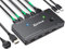 KCEVE USB-C KVM Switch für 1 Typ-C- und 1 HDMI Computer, KVM Typ-C Umschalter Unterstützt 4K @ 60Hz, die Tastatur, Maus und Monitor teilen, unterstützt 87 W PD-Schnellladung