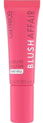 Catrice Blush Affair Liquid Blush, Rouge, Nr. 010, Pink, hochpigmentiert, sofortiges Ergebnis, natürlich, matt, vegan, ohne Parfüm, ohne Alkohol, ohne Konservierungsstoffe, 1er Pack (10ml)