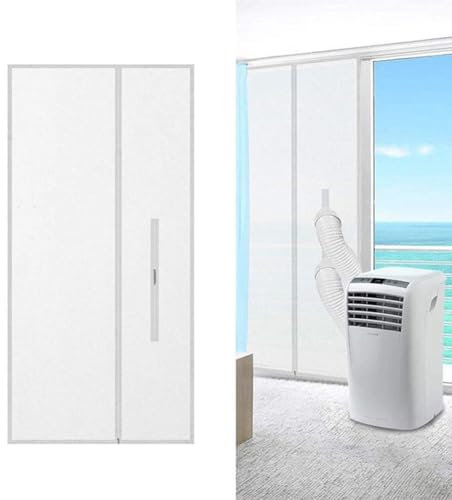 Sello de puerta de tela suave para aire acondicionado portátil, eficiencia energética, protección contra el polvo y la suciedad