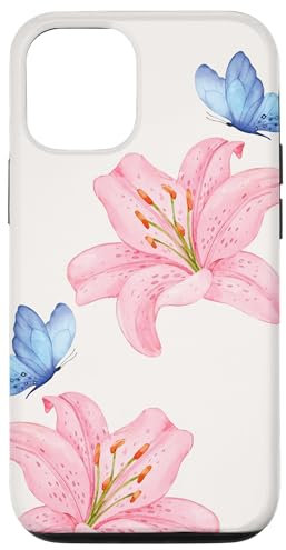 iPhone 15 Flowers Blooming Tiger Lily Aesthetic Flowers Y2K Case