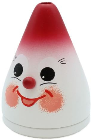 Rudolphs Schatzkiste Räucherfigur Kegel weiß/rot Höhe 8cm NEU Duftkerze Räucherstab Rauchen Rauchfigur Rauchmann Räuchermann Smoker Räucherfigur Rauchfigur Räuchermann