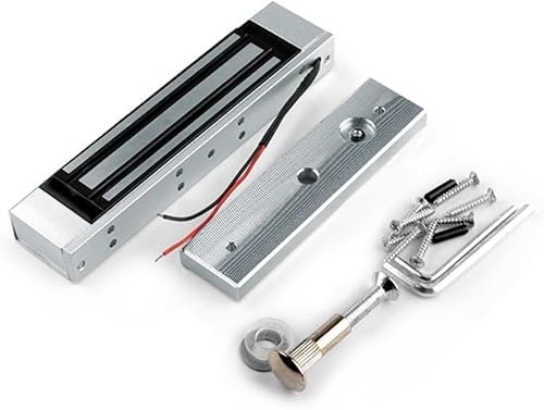 Cerradura magnética eléctrica de 180 kg, sistema de control de acceso, cerradura electrónica DC12V tipo NC, a prueba de fallos, para puerta única y sistemas de seguridad