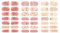 Gel Nail stickers Strips Pink and Nude Floral Design with Gold Glitter, 3 Sheets of 14 wraps, no UV light is required