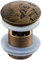 DesagüE AutomáTico De Lavabo Fregadero for lavabo de baño, desagüe emergente, tapón de residuos tallado de latón antiguo, escurridor de residuos for fregadero de tocador Clic-clac Para Lavabo(ZR2023-6