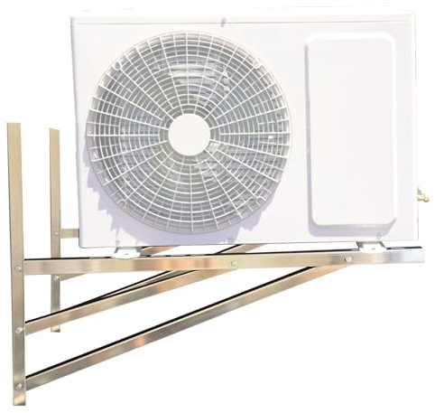 Wandkonsole Klimaanlage, Halterung Klimaanlage Außengerät für 1-5-P-Kondensator Mini Split Klimaanlagen mit Wärmepumpen(50x60x90cm/20x24x35in)