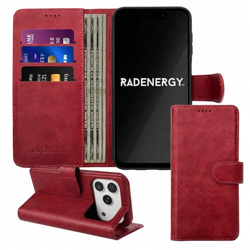 RadEnergy EMF Protection Anti Radiation Case for iPhone 12/12 Pro, Red