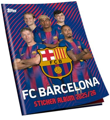 FC Barcelona Sticker Album 2025/26 - Offizielle Topps Ausgabe - Komplett-Set