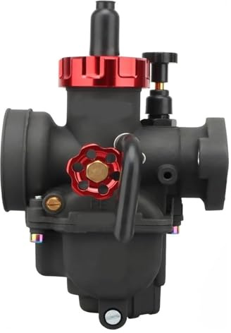 Vergaser-Kit Für GY6 Pitbike Pete Fahrrad Moped Motorrad Vergaser 50CC - 300CC PE Flansch Vergaser Interne Teile Ersatz(Pe Flange 17mm Bk)