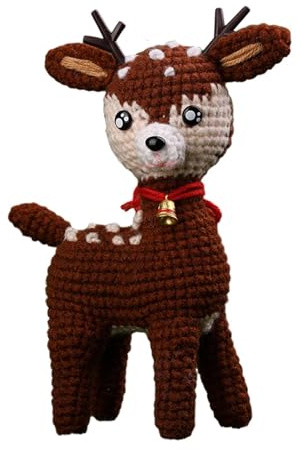 Guangcailun Häkeln Stricken Starter Arts Eigene Plüsch Kuscheltiere Weihnachten Handwerk DIY Häkeln Starter Kits Anhänger Kits