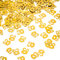 WILLBOND Gold 50. Geburtstag Konfetti, 50 Nummer Konfetti, 50. Party Confetti, 2 Taschen (1400 Stück)