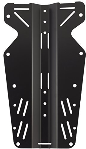 Scuba Force Devil Backplate Heavy Long 6 mm/5.6 kg Tauch Sets, schwarz, One Size