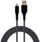 Eco Survivor USB C to Lightning Cable 4Ft, iPhone Charger Cord for 14/13/12 Series, Airpod Pro Charger, Lightning Charger Cables for iPhone 14, Short iPhone Charging Cord, Nylon Braided Cord, 37597
