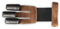 est-Hunter Traditioneller Schießhandschuh braun - Wildleder (Small)