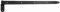 Ladenband Ladenbänder Türbänder Torband 1000 x 50 x6 mm mit 18 mm Kloben Schwarz