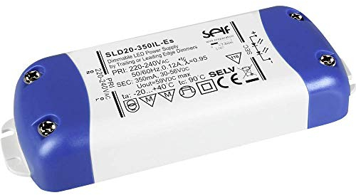 Self Electronics SLD20-500IL-ES LED-Treiber Konstantstrom 20W 500mA 20-40 V/DC dimmbar, Montage au