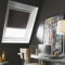 MADECOSTORE Store de Toit occultant Cadre alu Compatible VELUX® - Gris Anthracite - L61 x HM04