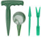 Yardwe 4 Pack Mini Gartenwerkzeug Set Zwiebelpflanzer- Gartenpflanze Blumensamen Dispenser, Saatgut, Gartensämlinge Dibber und Widger für Gartengewächshaus