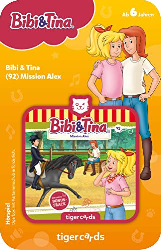 tigermedia tigercard Bibi und Tina Folge 92 Mission Alex Reiterhof Pferde Geschichten tigerbox Boombox Hörwürfel Kinder Hörspiele Hörbuch Musik