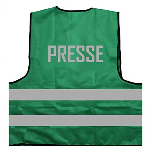 Warnweste - Signalweste - Presse - Warnweste mit reflektierendem Aufdruck ID: 451