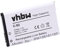 vhbw Akku kompatibel mit BlackBerry Gemini Curve 8520 Handy Smartphone Telefon (1000mAh, 3,7V, Li-Ion)