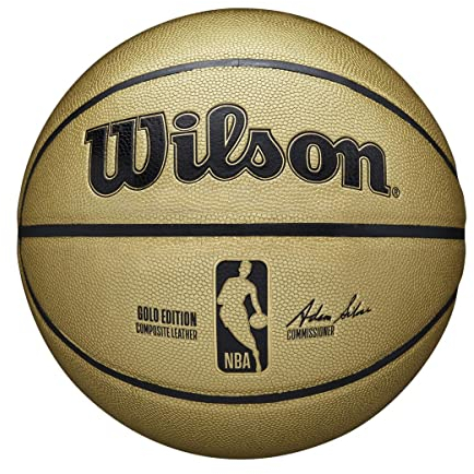 Wilson NBA Alliance Series Basketball – Gold Edition, Größe 17,8–74,9 cm
