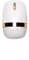 Azio IZO Wireless Optical Mouse - Bluetooth 3.0 & 5.0/2.4G RF-USB, Ambidextrous Design, PixArt PAW3212 Sensor, 1000/1600/2400 DPI, Rechargeable, White & Gold - PC & Mac, White Blossom (IM103)