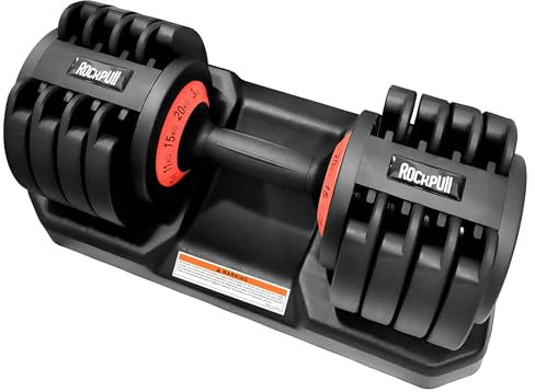 Rockpull 20kg Adjustable Dumbbell for Home Workout