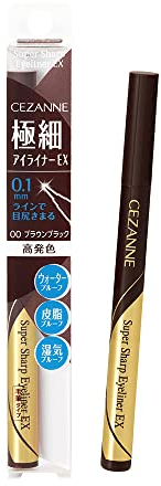 Cezanne Super Sharp Eyeliner EX ‐ Brown Black