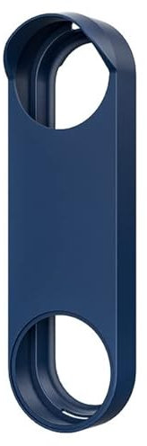 Anti-theft Google Nest Doorbell Silicone Protective Case and Dust Boots, No-Drill Mounting Bracket for Google Nest Protective Case Holder Non Block Doorbell (Blue) A371