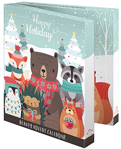 Beauty Adventskalender für Kinder, Weihnachtskalender gefüllt mit Beauty & Care Überraschungen, Haarschmuck und Accessoires