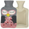 Groß Wärmflasche 2L, Plüsch Wärmeflasche mit Bezug Flauschig, Wärmflaschen mit Handwärmer,Hot Water Bottle with Zipper Cover für Erwachsene & Kinder Abend Winterheizung Kuschelig Bettflasche Warm
