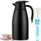 Tgvasz 68Oz Thermal Coffee Carafe, Insulated Stainless Steel Coffee Carafes for Keeping Hot Coffee & Tea Hot Beverage-12Hours, Double Walled Vacuum Coffee Carafe Mother Day's Gift (Black, 2L)