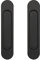 INNAL 2 Piezas Tiradores de Puerta Corredera Ovalados Autoadhesivos 14.8CM Tirador Puerta Corredera Aluminio,Adecuado para Armarios, Puertas Correderas (Negro)
