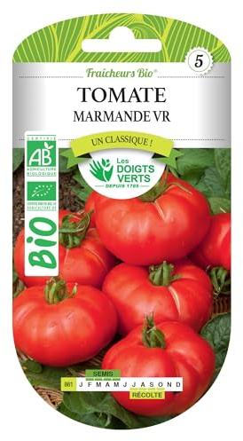 Les doigts verts Tomatensamen Marmande VR Bio Die Grünen Finger