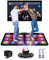 Acelufly Tanzmatte, Flanell-Tanzmatte für Fernseher mit HD-Kamera, Spielmatte für Zwei Benutzer mit kabellosem Controller, rutschfeste Tanzunterlage für Kinder, Erwachsene, Mädchen und Jungen